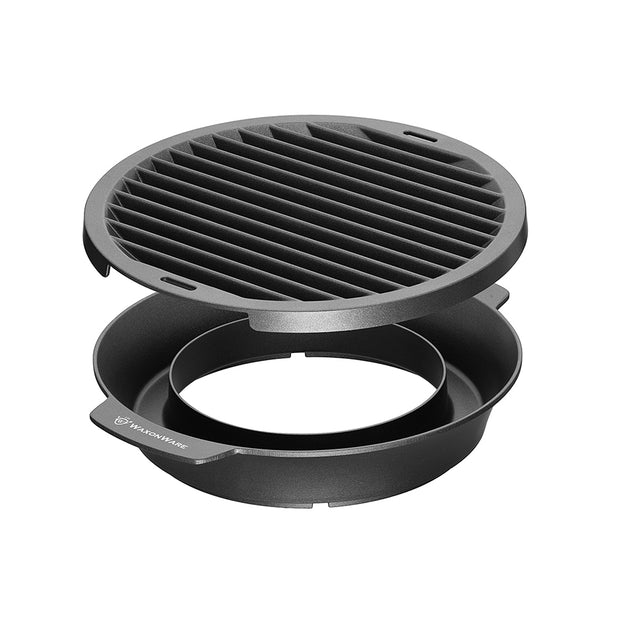 Indoor Smokeless Grill, Nonstick Stovetop Grill Pan and Plate for Insi